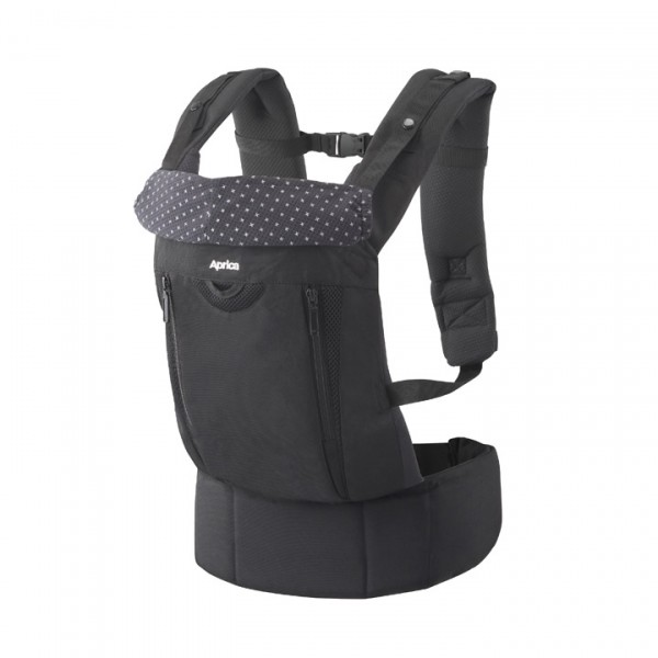Colan Belt-Fit Baby Carrier (Black) - Aprica - BabyOnline HK